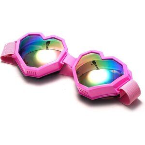 Heart Shaped Sunglasses Fashion Oversize Love Eyewear for Women Men